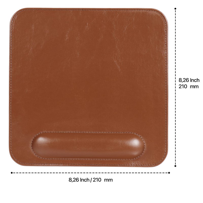 Londo Leather Mouse Pad with Wrist Rest â€“ Ergonomic Support, Non-Slip Base, Smooth Surface - Image 3
